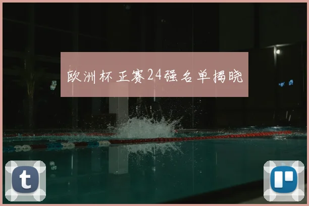 欧洲杯正赛24强名单揭晓