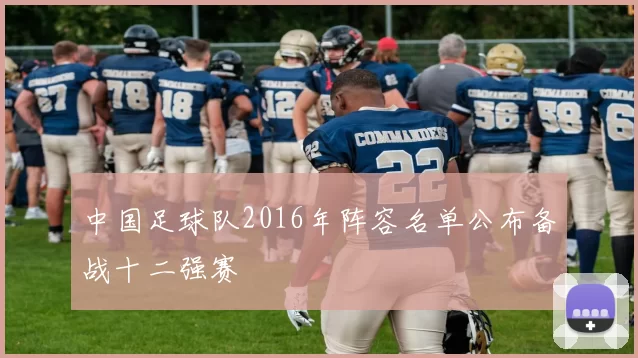 中国足球队2016年阵容名单公布备战十二强赛